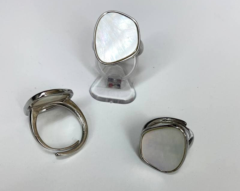 Кольцо безразмерное, цвет серебро