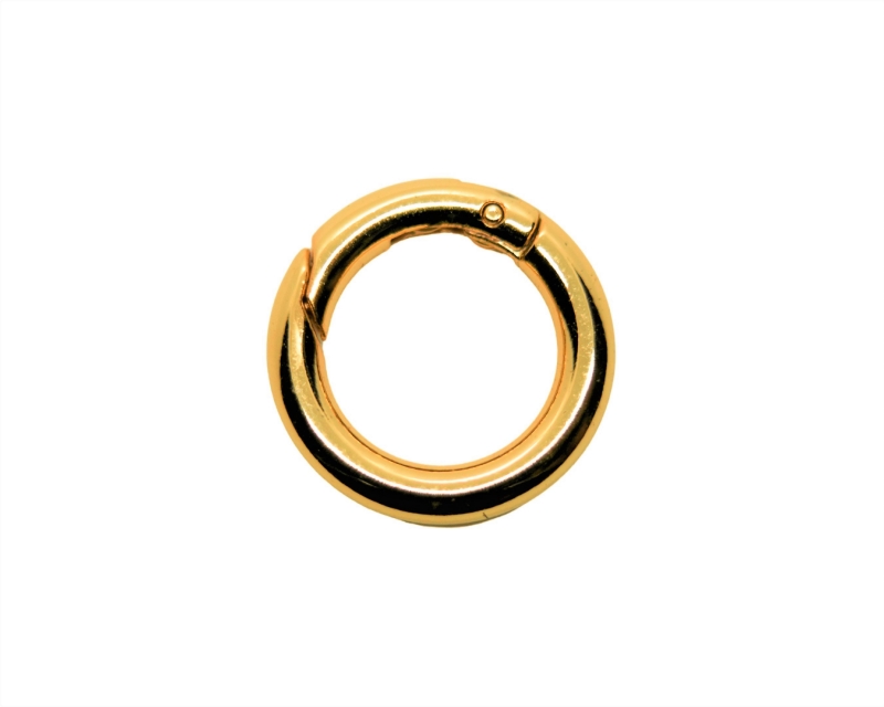 Карабин-бейл кольцо цвет золото 20мм