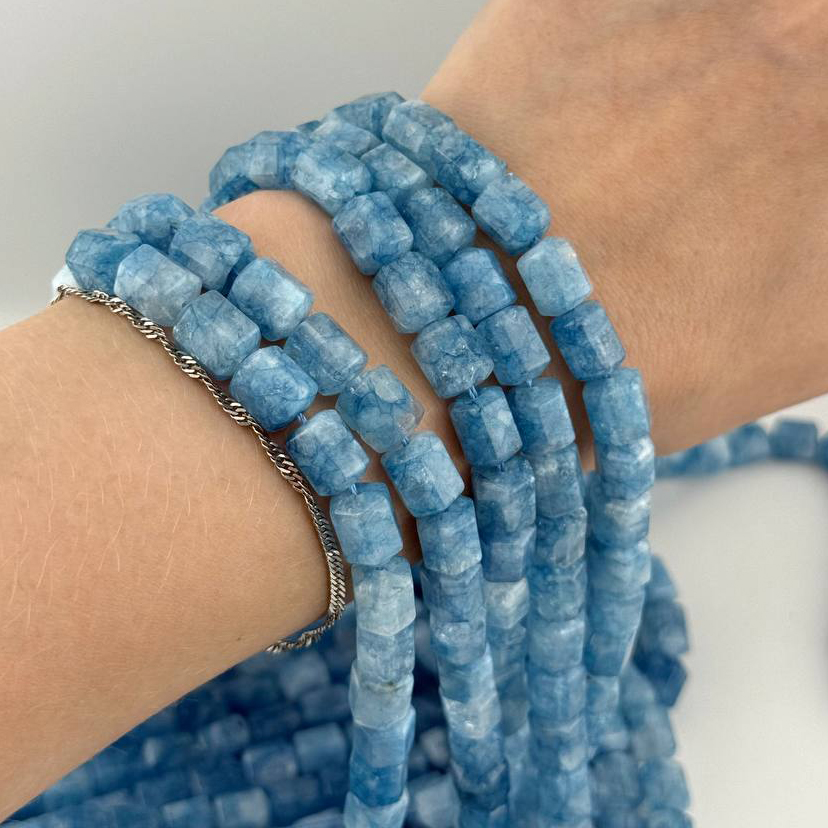 Бусины Агат размер 8*11,7мм натуральный камень