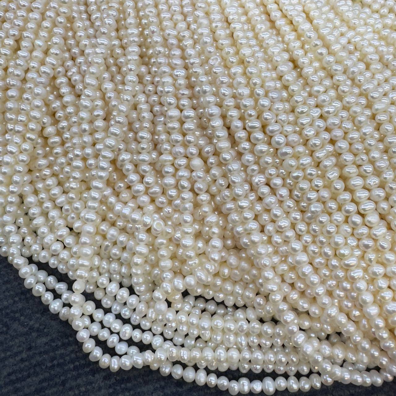 Жемчуг А культивированный размер 3,5-4мм